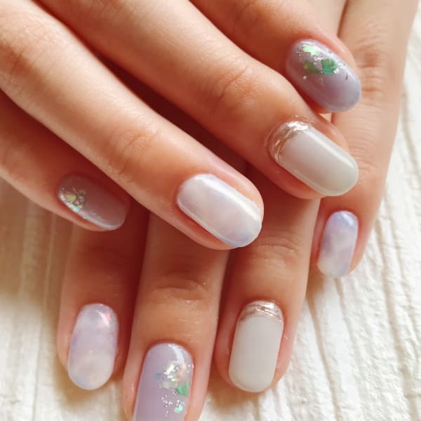 シェル×ブルー×部分ミラー