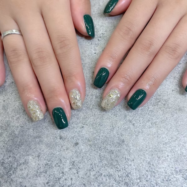 ワンカラーネイル♪