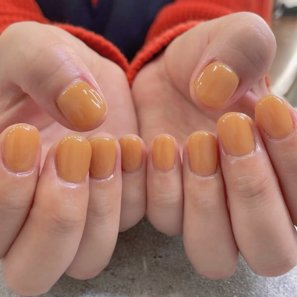 オレンジネイル|prize Iris池袋 池袋東口店 【ネイルサロン】
