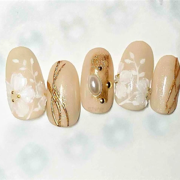 【ブライダル用】ウェディングネイル￥8000