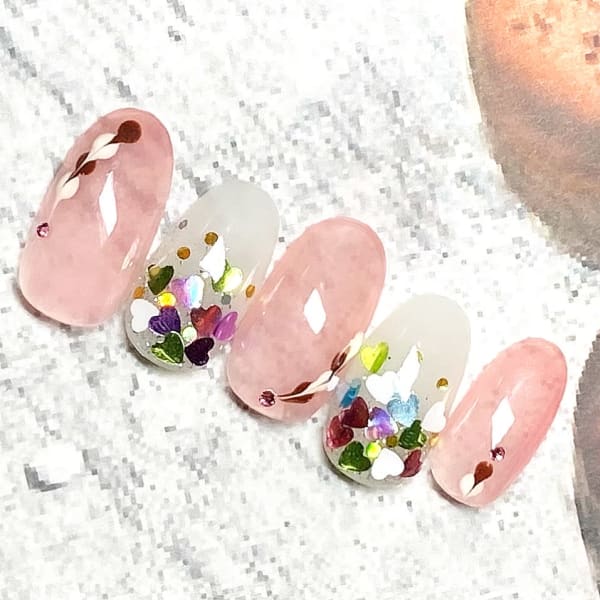 ◆選べるデザイン★バレンタインネイル★