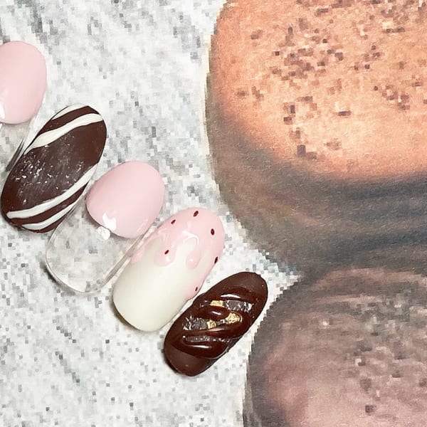 ◆選べるデザイン★バレンタインネイル★