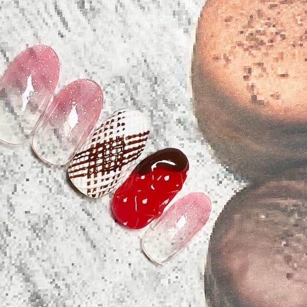 ◆選べるデザイン★バレンタインネイル★