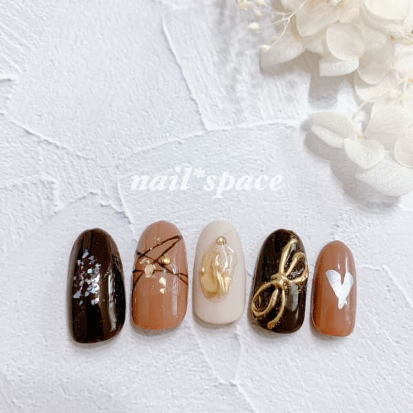 ニュアンスチョコネイル