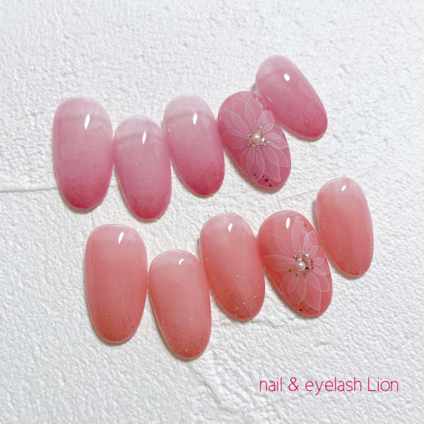 たらし込みフラワー