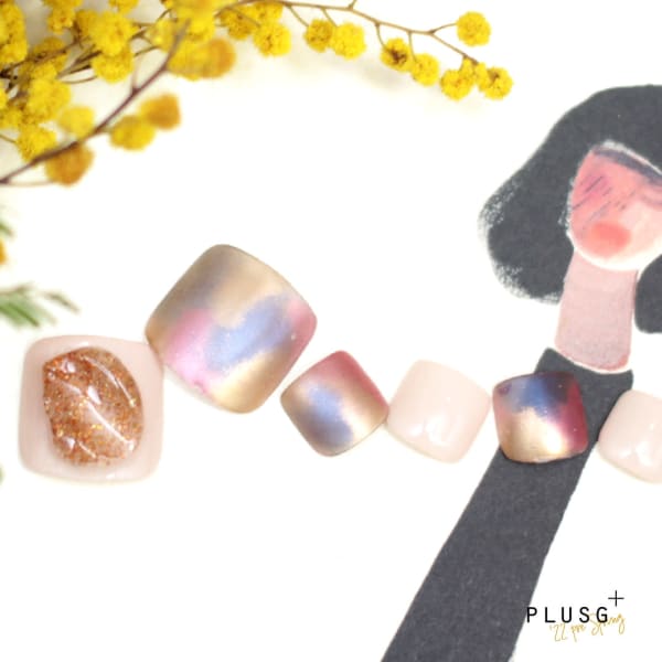 【新規20%off x 3回】マットミラーのアートなフット