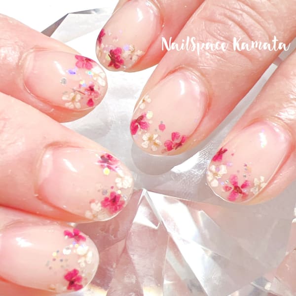 押し花フレンチ