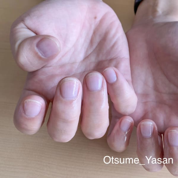 ジェルネイル自爪風仕上げ|Otsume_Yasan