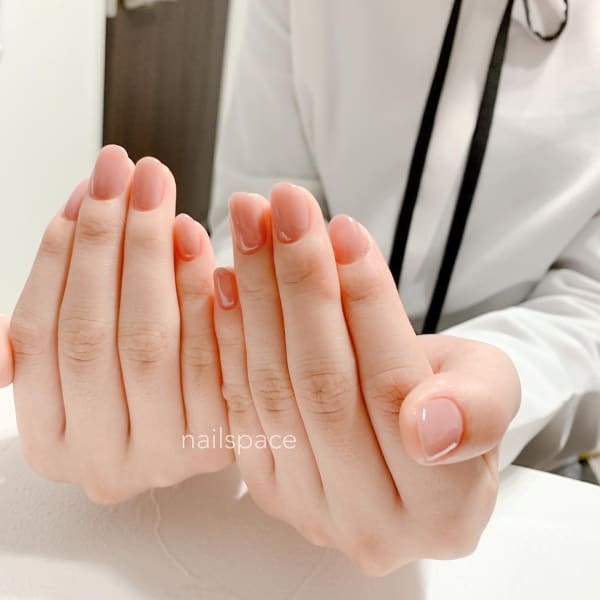 ベージュワンカラー全体