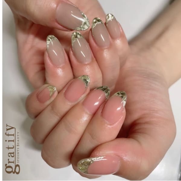 ガラスフレンチ ￥５８３０|gratify +rest NAIL