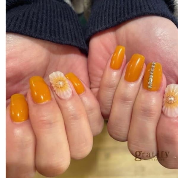 ぷっくりフラワー/春カラー¥4180