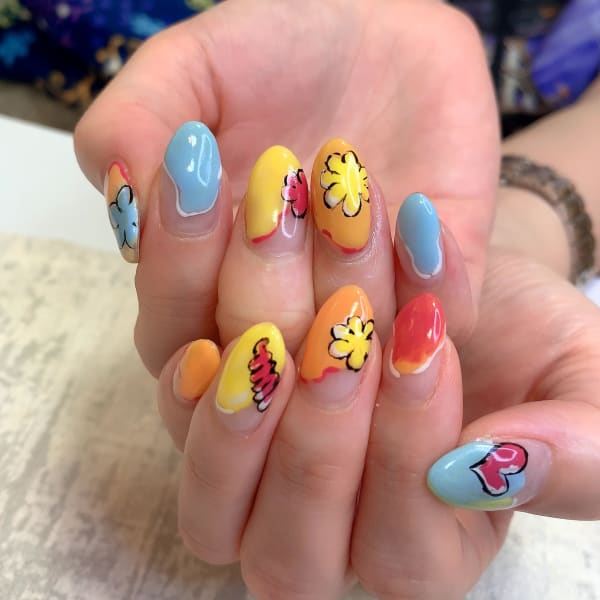 カラフルポップ|PNRnail