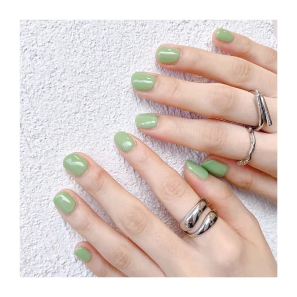 ワンカラー:グリーン|beauty:beast for nail 熊本店
