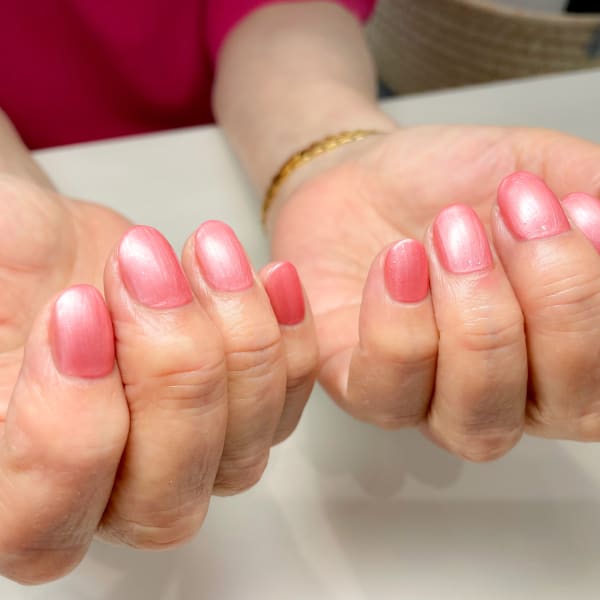 〈ポリッシュ〉🌸華やかなパールピンク