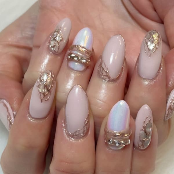 オーロラとリングネイル