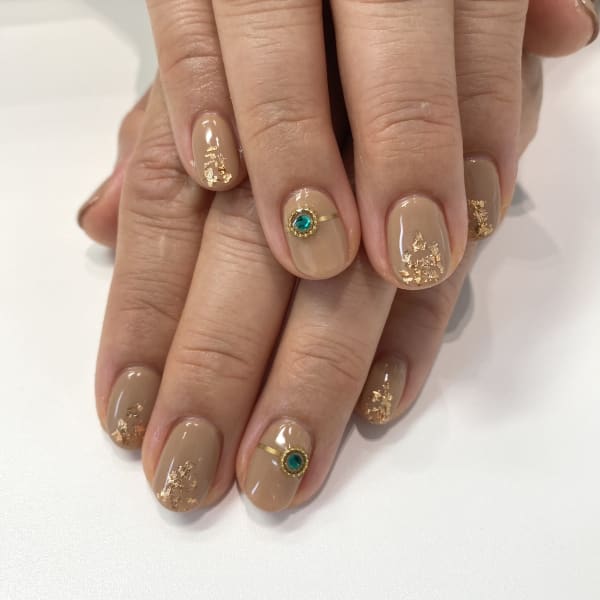 〈シェラック〉シックな大人ネイル💎