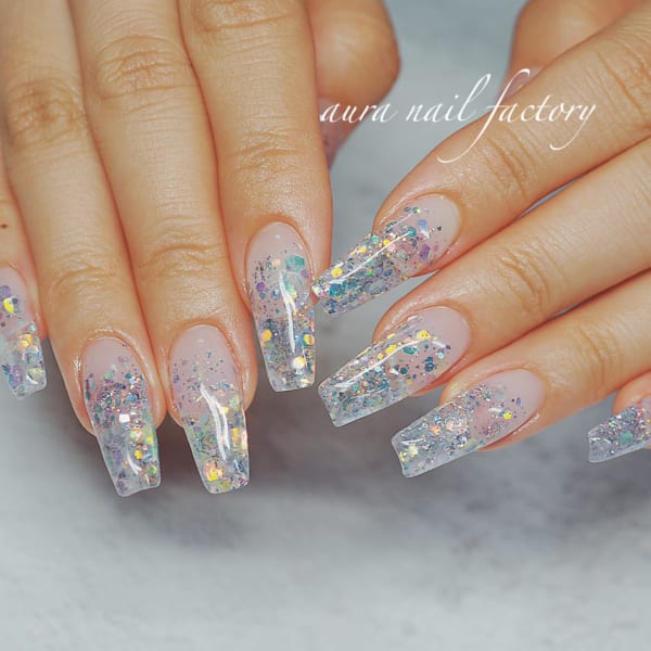 グラデーションスカルプ