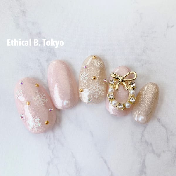 クリスマスネイル