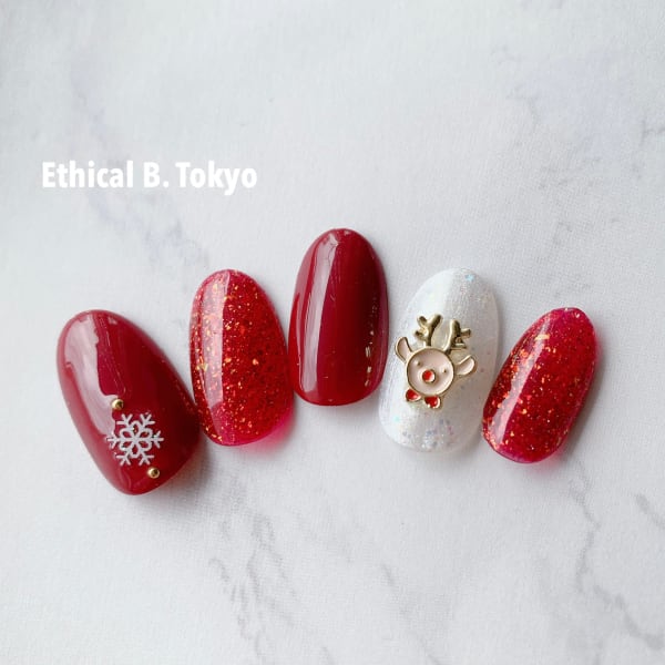 クリスマスネイル