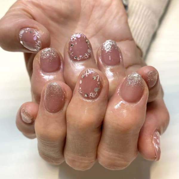 〈ジェル〉キャンペーン¥8800デザイン❄️