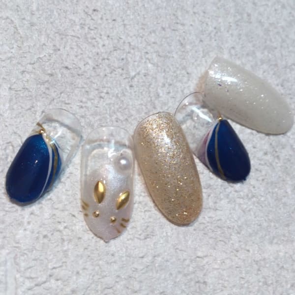 うさぎフレンチ|Nail CLASSY