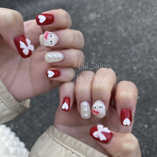 キティーちゃんネイル|Nail Salon Bonheur