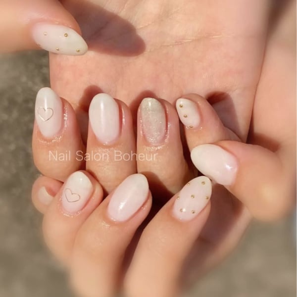 ハートネイル|Nail Salon Bonheur