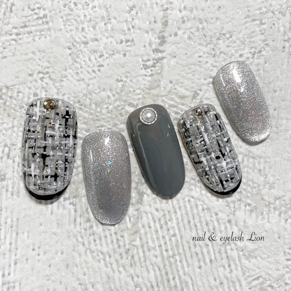 モノトーンツィード&マグネットジェル