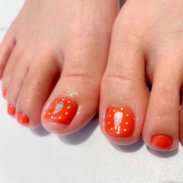 〈シェラック〉🐰うさぎネイル🐇