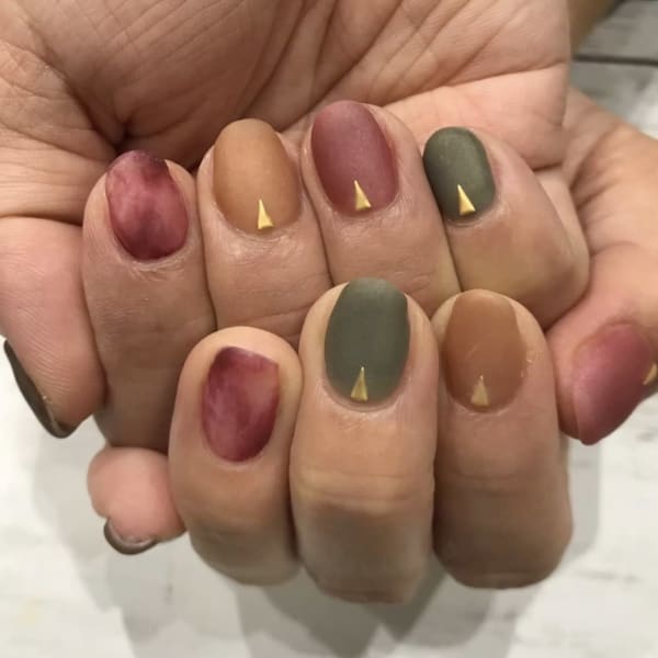 マットネイル ワンカラー 