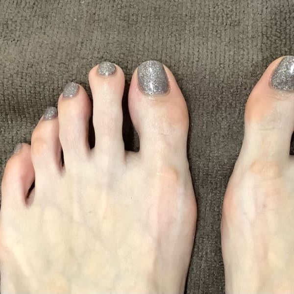 ラメフットネイル