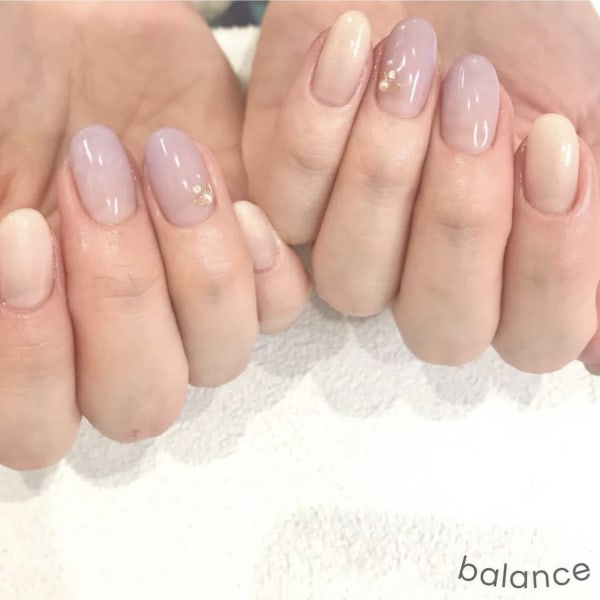 ふんわり春カラーグラデーション