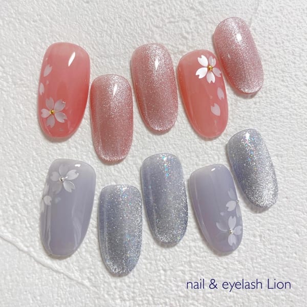 桜ホログラム＆マグネットジェル