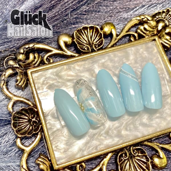 定額デザインネイルAセット¥7990→¥6500|グリュックネイル