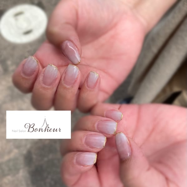 シンプルニュアンス系ネイル