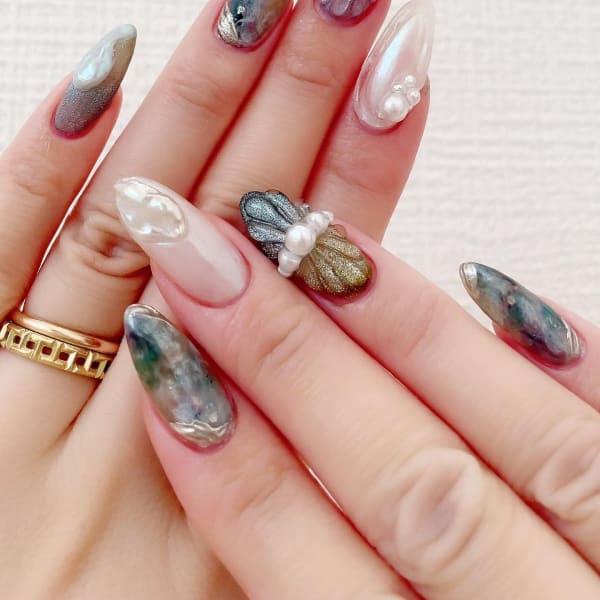 人魚ネイル|-nailsalon*school-＆CoCo