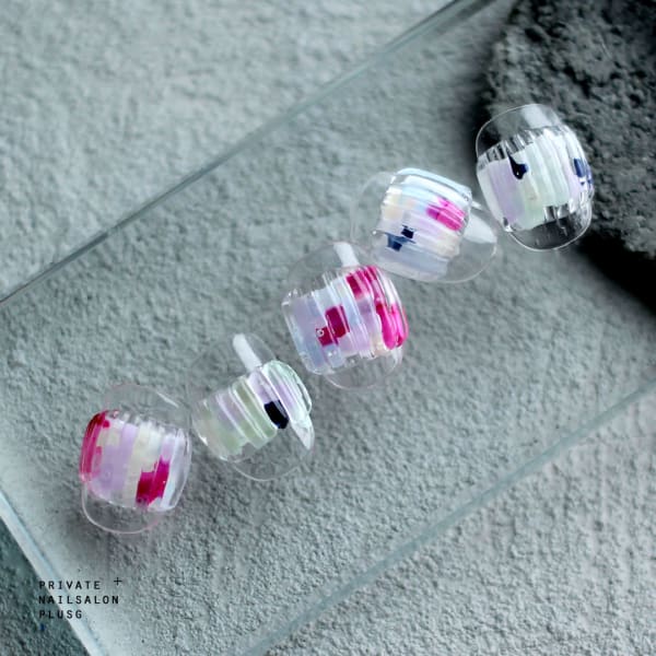 【ご新規様20%offx3回】和テイストな夏ネイルシリーズ|plusG