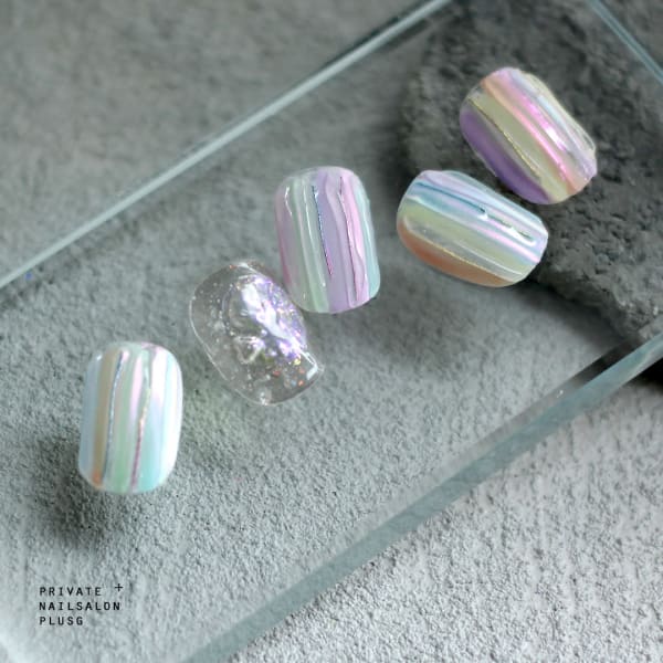 【ご新規様20%offx3回】和テイストな夏ネイルシリーズ