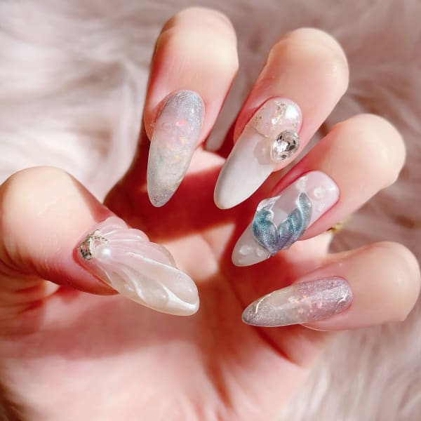 マーメイドネイル|-nailsalon*school-＆CoCo