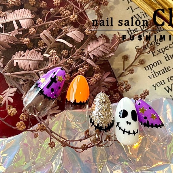 【定額】季節限定コース/ハロウィン/ミラー/アート/パーツ