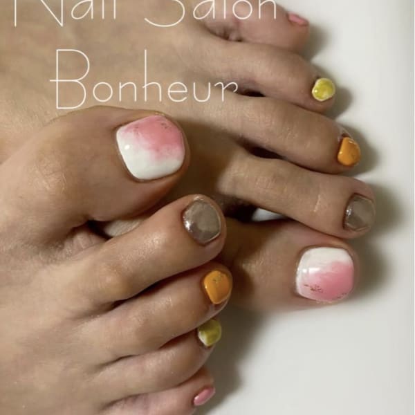 カジュアルフットネイル