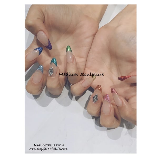 ハンドお客様ネイル