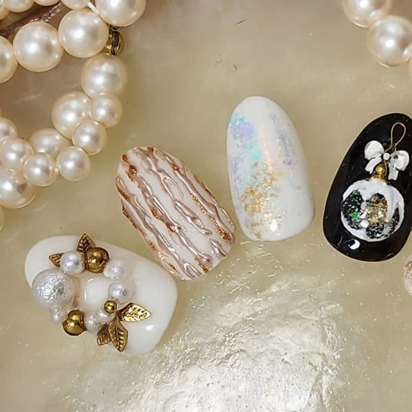 クリスマスネイル