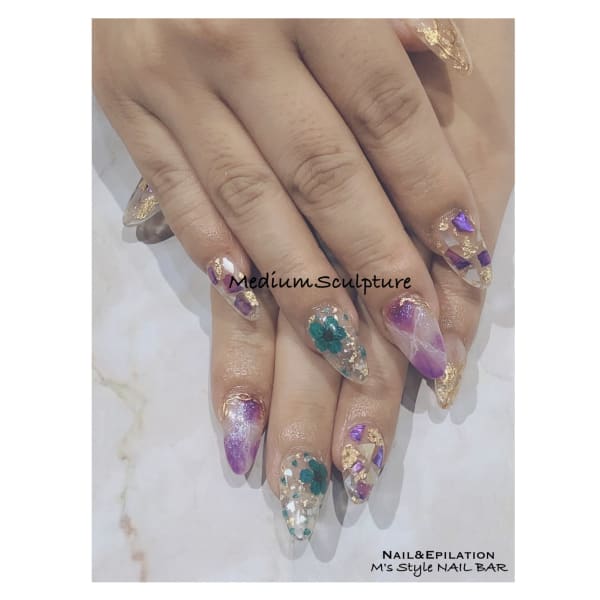 ハンドお客様ネイル