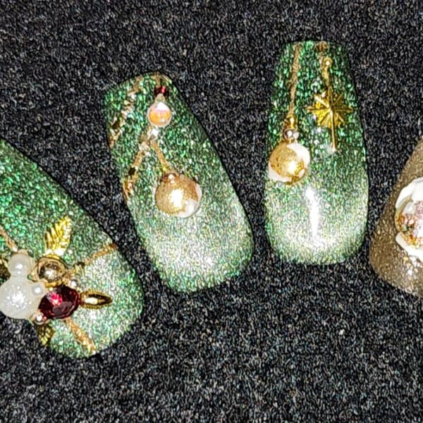 クリスマスネイル|Kurara ジェルネイルスクール＆サロン