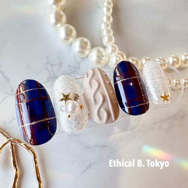 チェックネイル