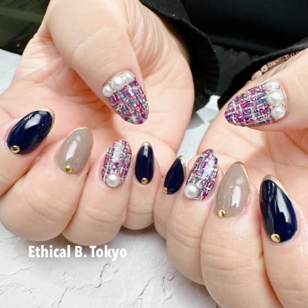 ツイードネイル