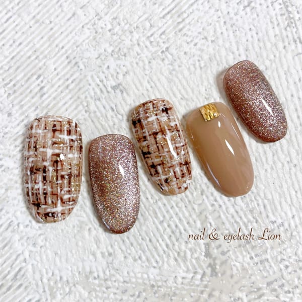 ツイードネイル