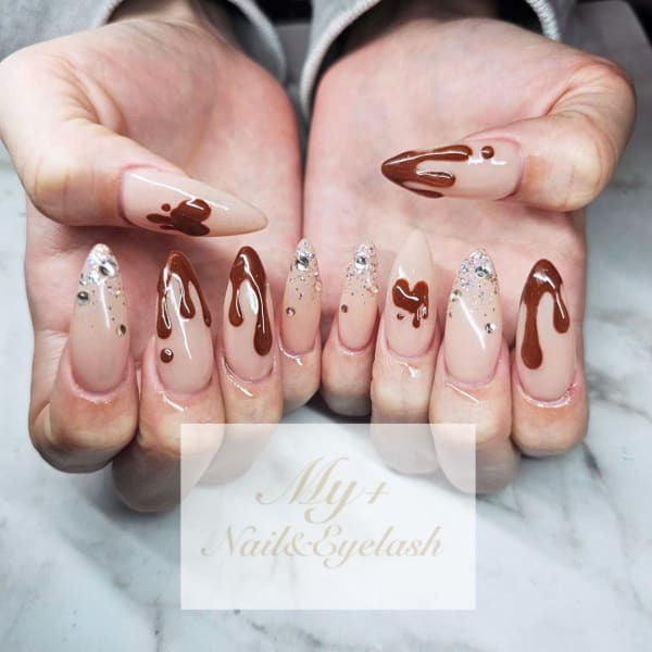 チョコレートネイル