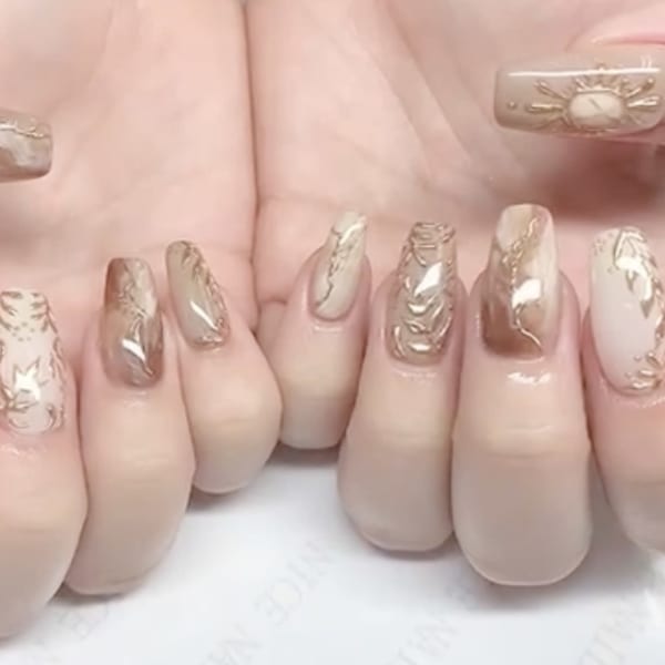 ミラーニュアンスネイル|ジェルネイル専門店 NICE NAIL 和歌山駅前店